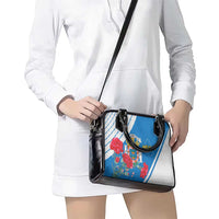 Melilla Shoulder Handbag Coat Of Arms Red Carnation