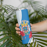 Melilla Skinny Tumbler Coat Of Arms Red Carnation