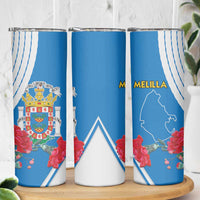 Melilla Skinny Tumbler Coat Of Arms Red Carnation
