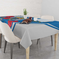 Melilla Tablecloth Coat Of Arms Red Carnation