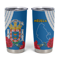 Melilla Tumbler Cup Coat Of Arms Red Carnation