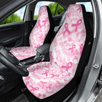 Breast Cancer Awareness Pink Ribbon Car Seat Cover Tie Dye Style - Wonder Print Shop