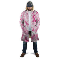 Breast Cancer Awareness Pink Ribbon Cloak Tie Dye Style - Wonder Print Shop
