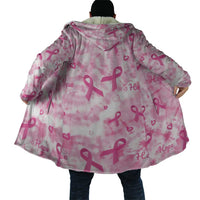 Breast Cancer Awareness Pink Ribbon Cloak Tie Dye Style - Wonder Print Shop