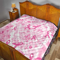 Breast Cancer Awareness Pink Ribbon Quilt Tie Dye Style - Wonder Print Shop