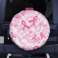Breast Cancer Awareness Pink Ribbon Spare Tire Cover Tie Dye Style - Wonder Print Shop