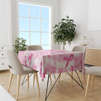 Breast Cancer Awareness Pink Ribbon Tablecloth Tie Dye Style - Wonder Print Shop