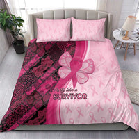 Breast Cancer Awareness Bedding Set Party Like A Survivor - Pink African Pattern - Wonder Print Shop