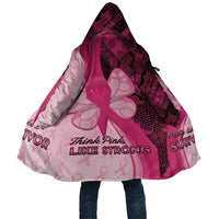 Breast Cancer Awareness Cloak Party Like A Survivor - Pink African Pattern - Wonder Print Shop