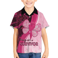 Breast Cancer Awareness Hawaiian Shirt Party Like A Survivor - Pink African Pattern - Wonder Print Shop