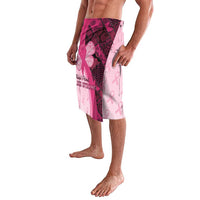 Breast Cancer Awareness Lavalava Party Like A Survivor - Pink African Pattern - Wonder Print Shop