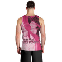 Breast Cancer Awareness Men Tank Top Party Like A Survivor - Pink African Pattern - Wonder Print Shop