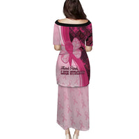 Breast Cancer Awareness Puletasi Party Like A Survivor - Pink African Pattern - Wonder Print Shop
