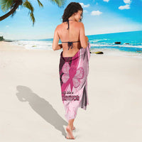 Breast Cancer Awareness Sarong Party Like A Survivor - Pink African Pattern - Wonder Print Shop