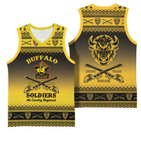 Buffalo Soldiers Christmas Basketball Jersey 9th Cavalry Regiment - Wonder Print Shop