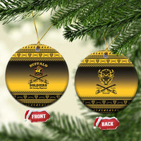 Buffalo Soldiers Christmas Ceramic Ornament 9th Cavalry Regiment - Wonder Print Shop