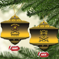 Buffalo Soldiers Christmas Ceramic Ornament 9th Cavalry Regiment - Wonder Print Shop