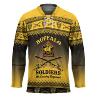 Buffalo Soldiers Christmas Hockey Jersey 9th Cavalry Regiment - Wonder Print Shop