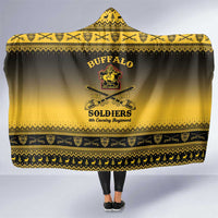 Buffalo Soldiers Christmas Hooded Blanket 9th Cavalry Regiment - Wonder Print Shop