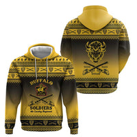 Buffalo Soldiers Christmas Hoodie 9th Cavalry Regiment - Wonder Print Shop