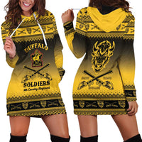 Buffalo Soldiers Christmas Hoodie Dress 9th Cavalry Regiment - Wonder Print Shop