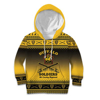 Buffalo Soldiers Christmas Kid Hoodie 9th Cavalry Regiment - Wonder Print Shop
