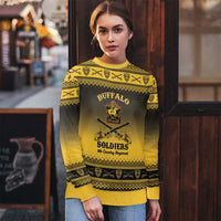 Buffalo Soldiers Christmas Ugly Christmas Sweater 9th Cavalry Regiment - Wonder Print Shop