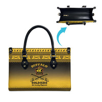 Buffalo Soldiers Christmas Leather Bag 9th Cavalry Regiment - Wonder Print Shop