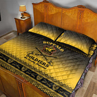 Buffalo Soldiers Christmas Quilt Bed Set 9th Cavalry Regiment - Wonder Print Shop