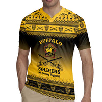 Buffalo Soldiers Christmas Rugby Jersey 9th Cavalry Regiment - Wonder Print Shop