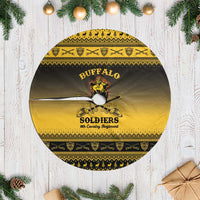 Buffalo Soldiers Christmas Tree Skirt 9th Cavalry Regiment - Wonder Print Shop