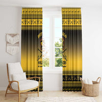 Buffalo Soldiers Christmas Window Curtain 9th Cavalry Regiment - Wonder Print Shop