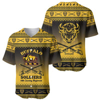 Buffalo Soldiers Christmas Baseball Jersey 10th Cavalry Regiment - Wonder Print Shop