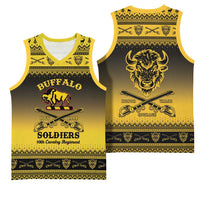 Buffalo Soldiers Christmas Basketball Jersey 10th Cavalry Regiment - Wonder Print Shop