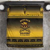 Buffalo Soldiers Christmas Bedding Set 10th Cavalry Regiment - Wonder Print Shop