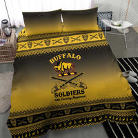 Buffalo Soldiers Christmas Bedding Set 10th Cavalry Regiment - Wonder Print Shop