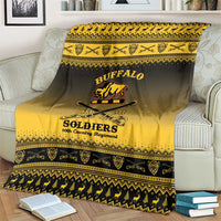 Buffalo Soldiers Christmas Blanket 10th Cavalry Regiment - Wonder Print Shop