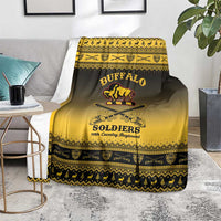 Buffalo Soldiers Christmas Blanket 10th Cavalry Regiment - Wonder Print Shop