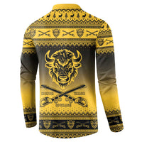 Buffalo Soldiers Christmas Button Sweatshirt 10th Cavalry Regiment - Wonder Print Shop