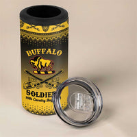 Buffalo Soldiers Christmas 4 in 1 Can Cooler Tumbler 10th Cavalry Regiment - Wonder Print Shop