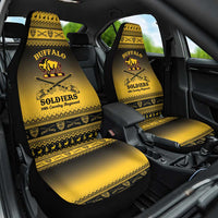 Buffalo Soldiers Christmas Car Seat Cover 10th Cavalry Regiment - Wonder Print Shop