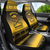 Buffalo Soldiers Christmas Car Seat Cover 10th Cavalry Regiment - Wonder Print Shop