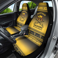 Buffalo Soldiers Christmas Car Seat Cover 10th Cavalry Regiment - Wonder Print Shop