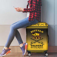 Buffalo Soldiers Christmas Luggage Cover 10th Cavalry Regiment - Wonder Print Shop