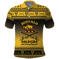 Buffalo Soldiers Christmas Polo Shirt 10th Cavalry Regiment - Wonder Print Shop