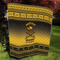Buffalo Soldiers Christmas Quilt 10th Cavalry Regiment - Wonder Print Shop