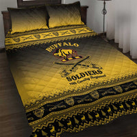 Buffalo Soldiers Christmas Quilt Bed Set 10th Cavalry Regiment - Wonder Print Shop