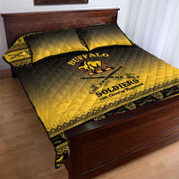 Buffalo Soldiers Christmas Quilt Bed Set 10th Cavalry Regiment - Wonder Print Shop