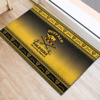 Buffalo Soldiers Christmas Rubber Doormat 10th Cavalry Regiment - Wonder Print Shop