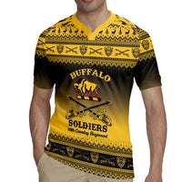 Buffalo Soldiers Christmas Rugby Jersey 10th Cavalry Regiment - Wonder Print Shop